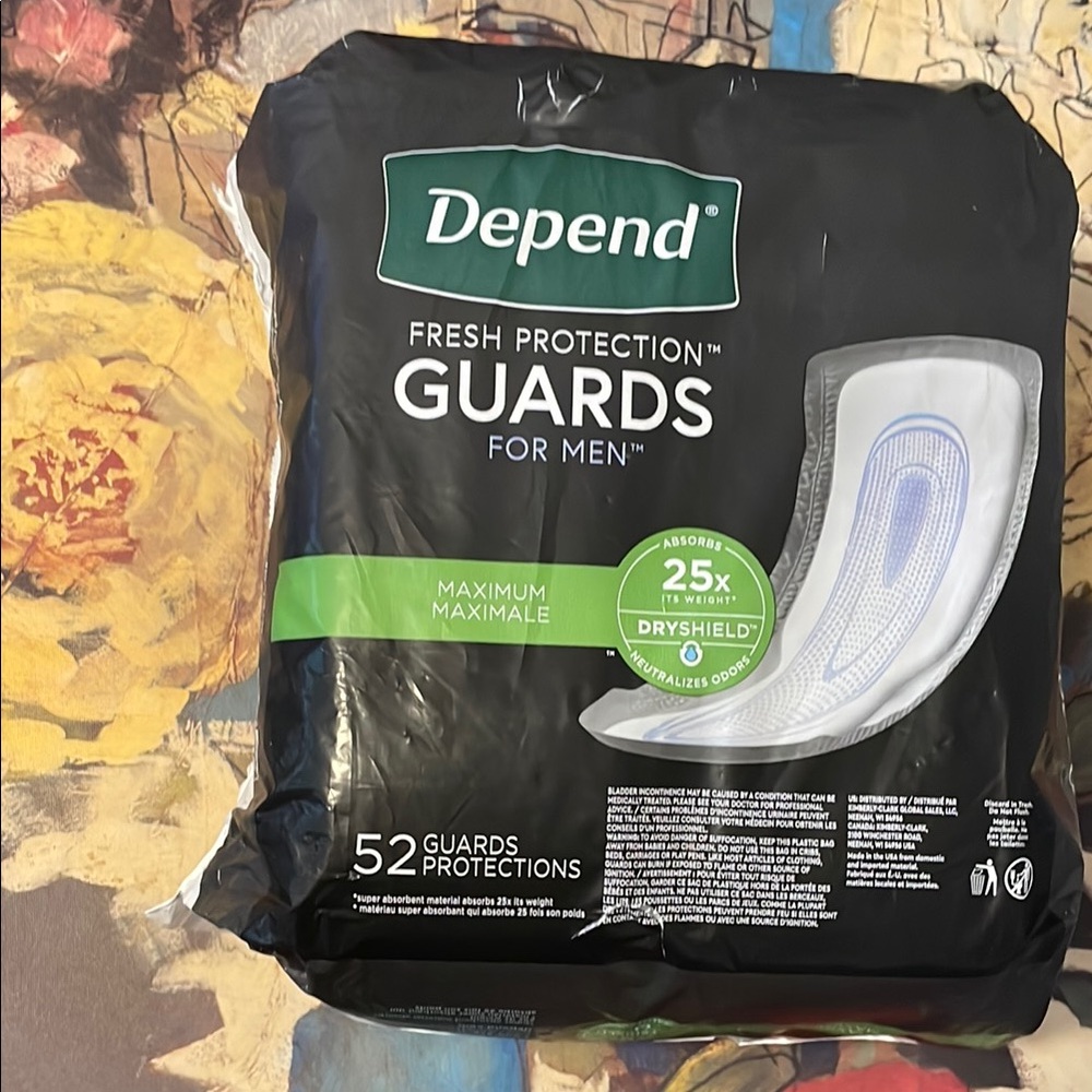 52pk Depend Guards for Men